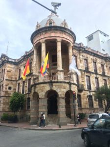 One of the neoclassic buildings in the old town